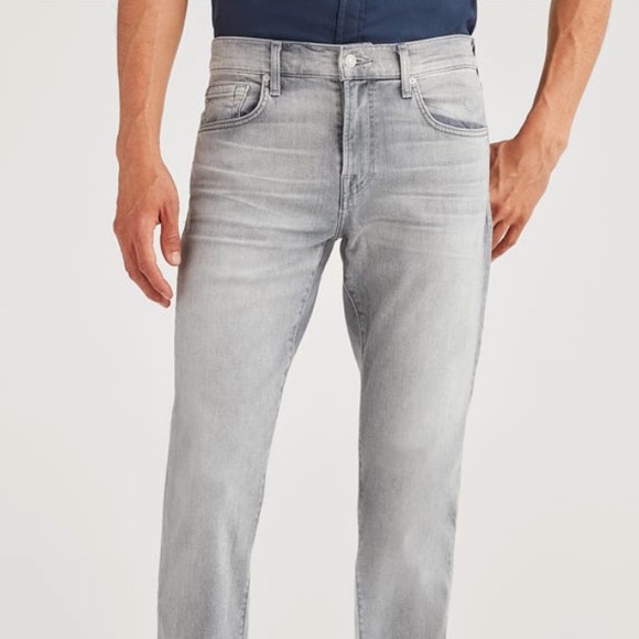 7 for all Mankind Men’s Grey Bootcut Jeans 👖 - Picture 4 of 8